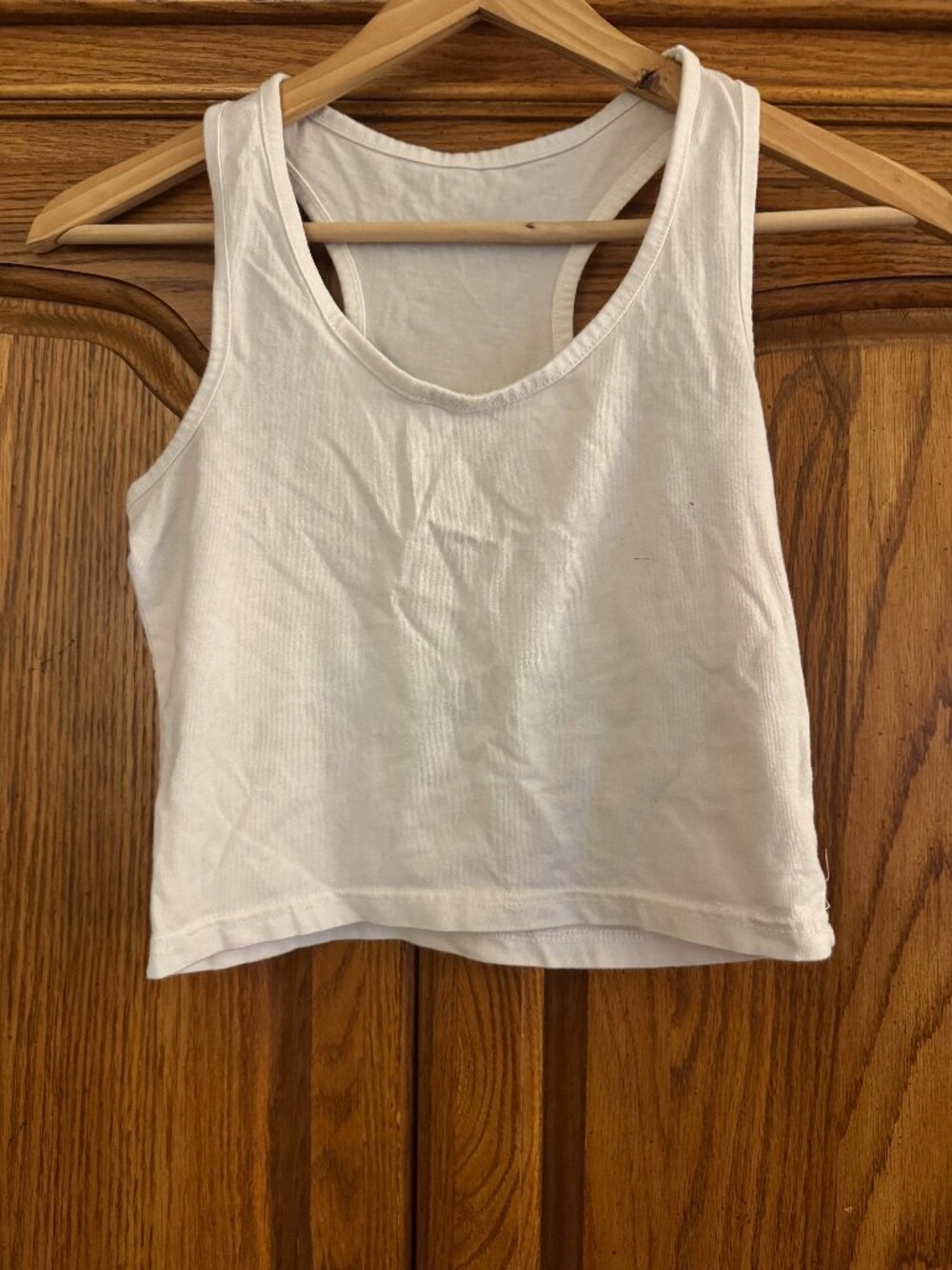 Everyday White Cropped Tank Top - Women's Casual Crop